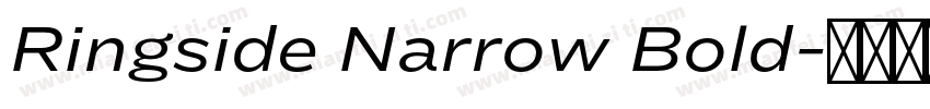 Ringside Narrow Bold字体转换